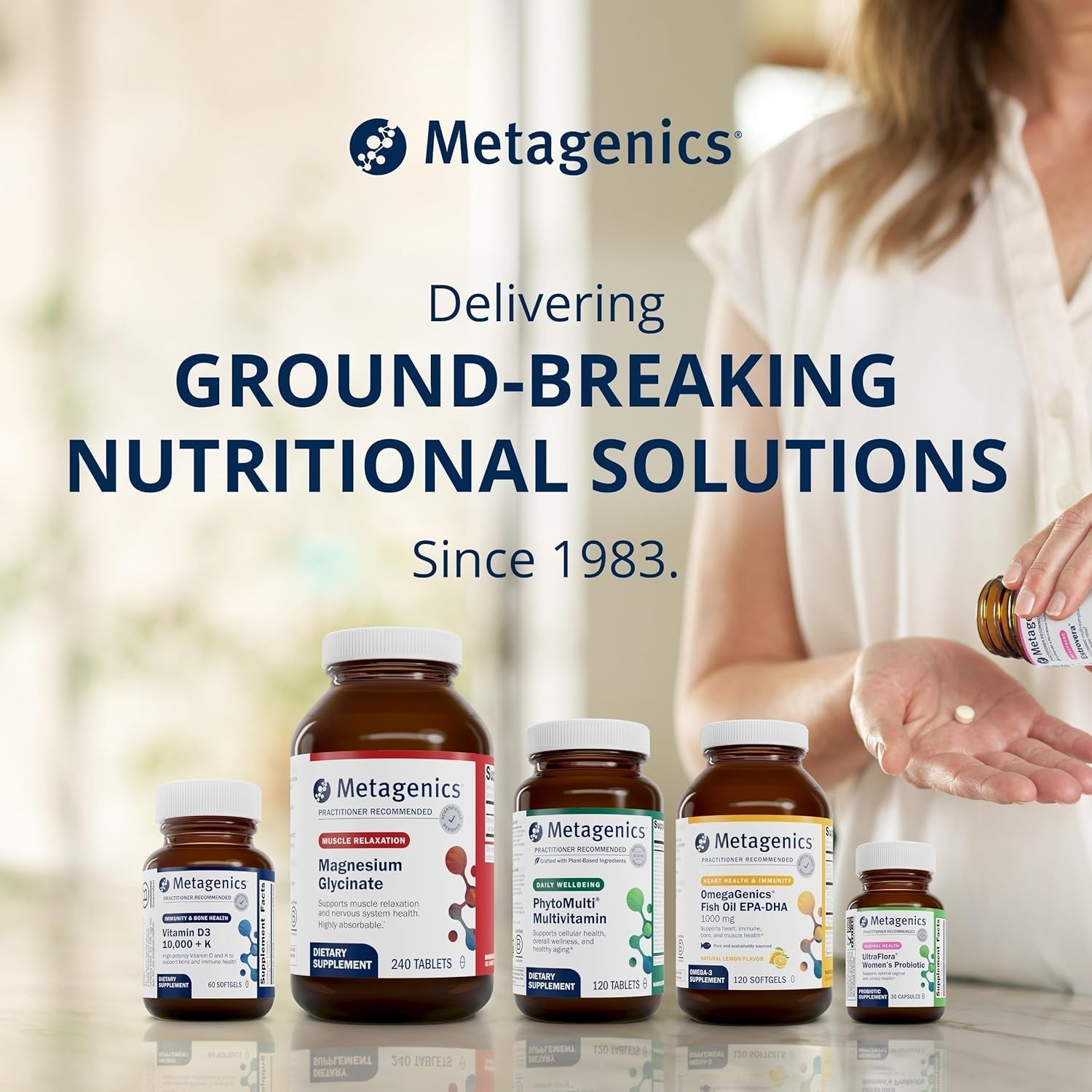 Metagenics Omegagenics EPA-DHA 1000Mg - Support Cardiovascular, Musculoskeletal and Immune System Health - 120 Softgels