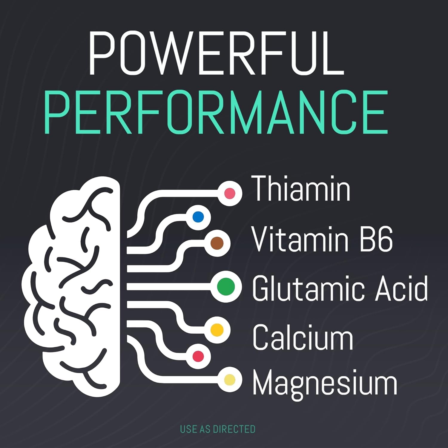 Memory Boost Brain Supplement – Cognitive Aid for Mental Clarity, Focus, and Concentration (100 Tablets)