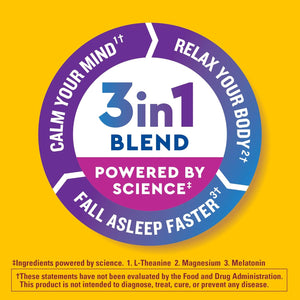 Nature Made Wellblends Sleep and Recover Aid with Melatonin 3Mg 44 Gummies
