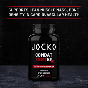 Jocko Fuel Test Booster for Men - Natural Endurance, Stamina, & Strength Booster (30 Servings)
