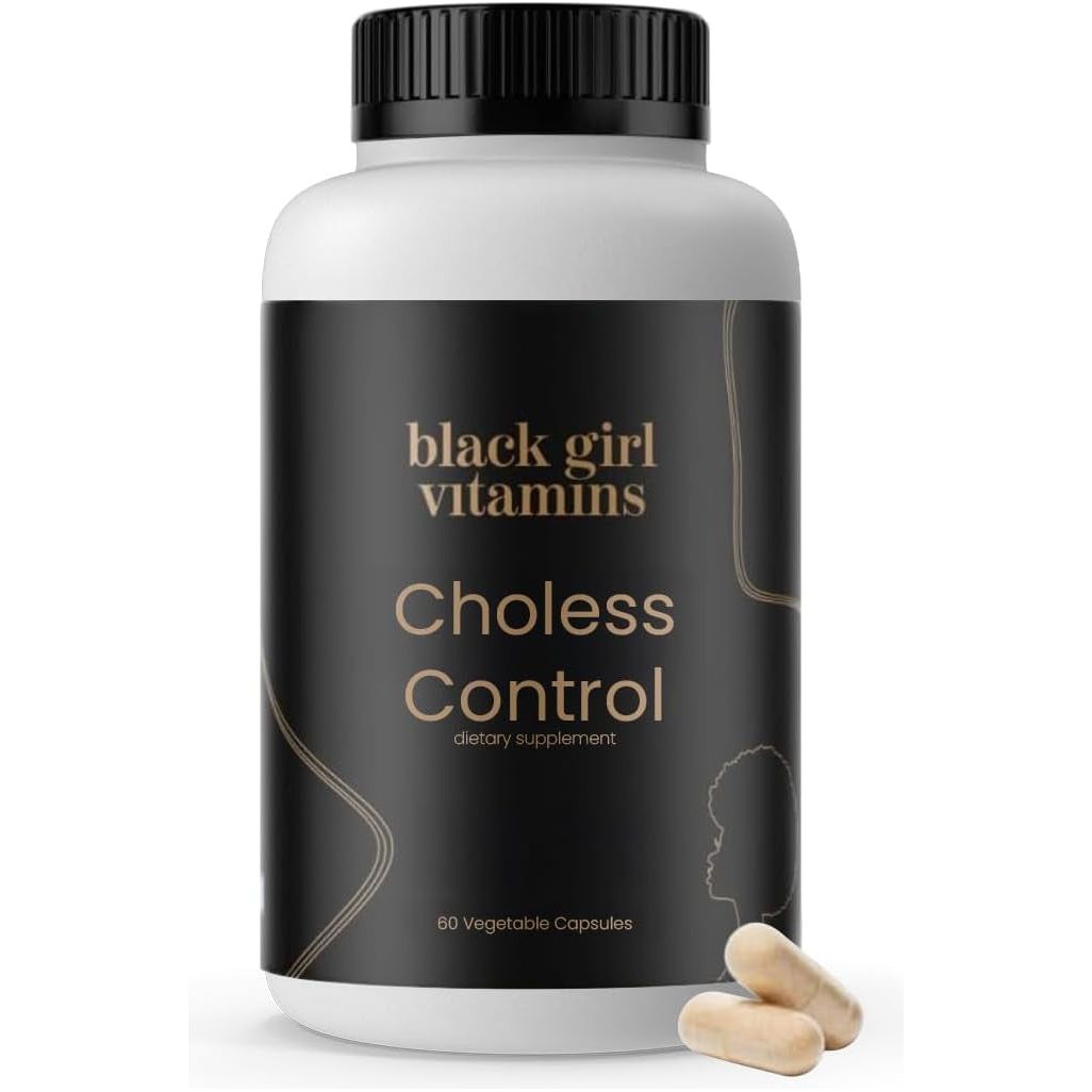 Black Girl Vitamins Choless - Supplement for Energy and Wellness Support, Niacin, Gluten-Free, 60Ct