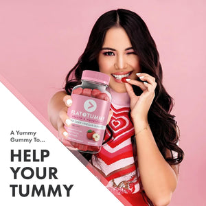 Flat Tummy Apple Cider Vinegar Gummies, 60 Count –  Detox, Support Gut Health