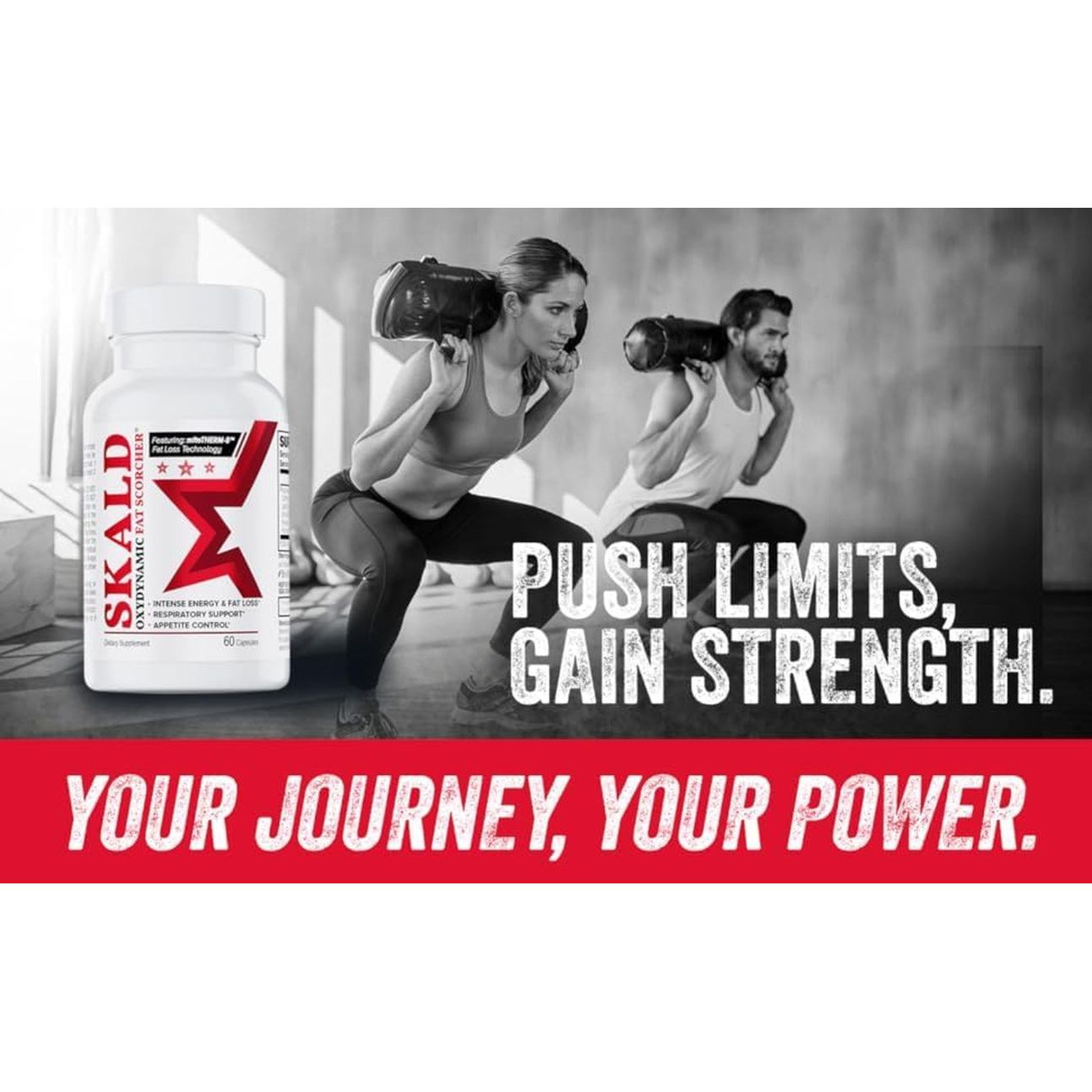 Skald Oxydynamic Fat Scorcher - for Weight Loss - Thermogenic Fat Burner