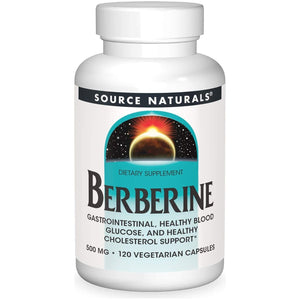 Source Naturals Berberine Vegetable Capsule, for Gastrointestinal Support* - 120 Vegetarian Capsules