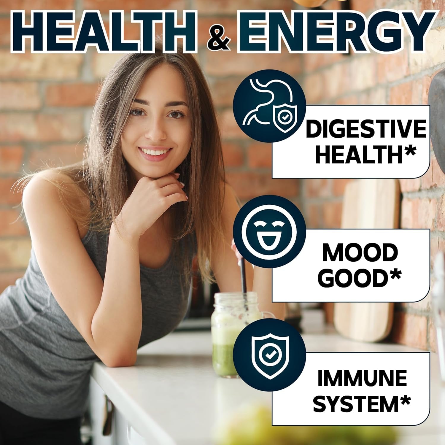 12In1 Wormwood Black Walnut Clove Capsules - Digestive, Immune, and Mood Support - 90 Vegan Capsules
