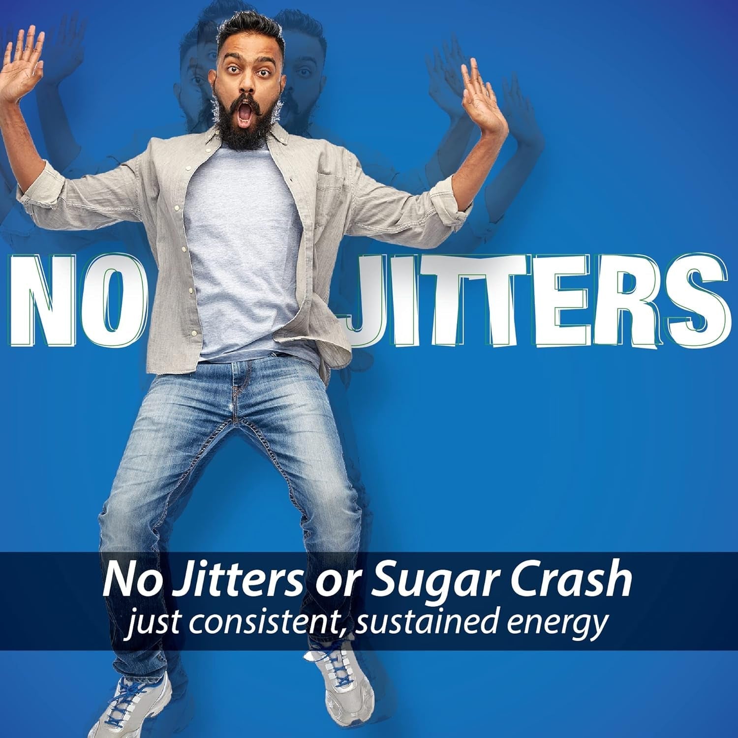 Energize Caffeine Pills, Fast Acting All Day Energy Pills & Natural Nootropics Support Supplement (84 Tablets)