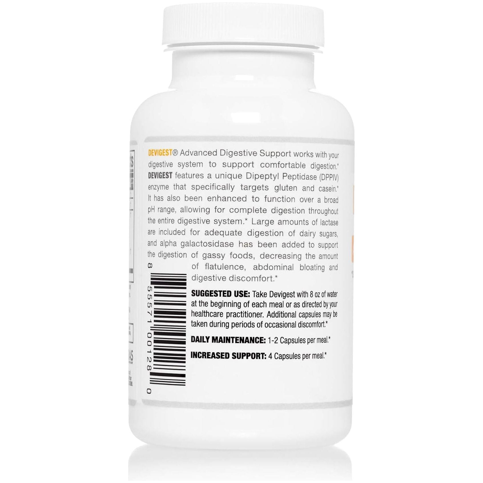 Arthur Andrew Medical - Advanced Digestive Support, Relief for Lactose Intolerance and Casein Sensitivities, 180 Capsules