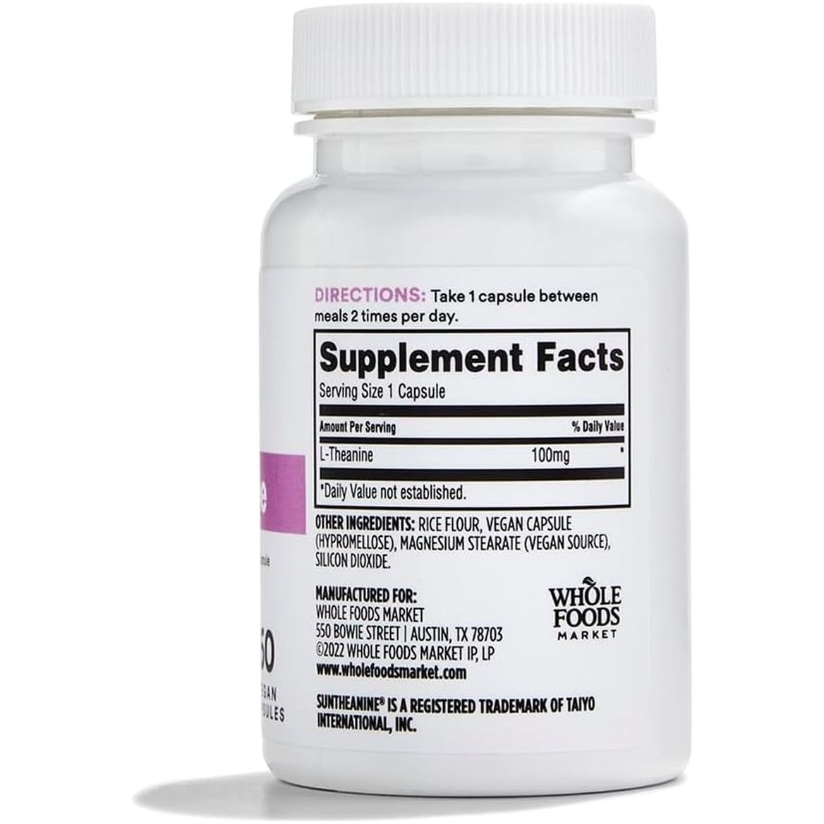365 by Whole Foods Market L-Theanine 100 MG, 60 CT