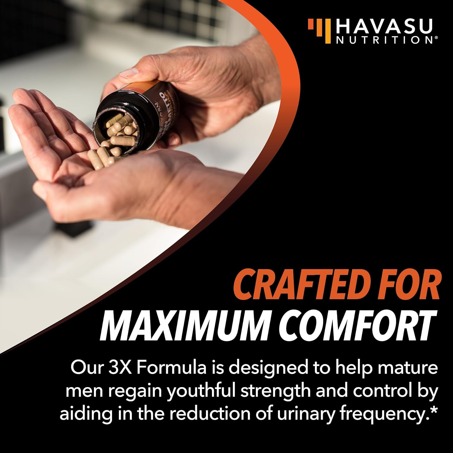 Saw Palmetto Supplement with Stinging Nettle and Pumpkin Seed Extract - DHT Blocker Urinary Health and Prostate Support for Men