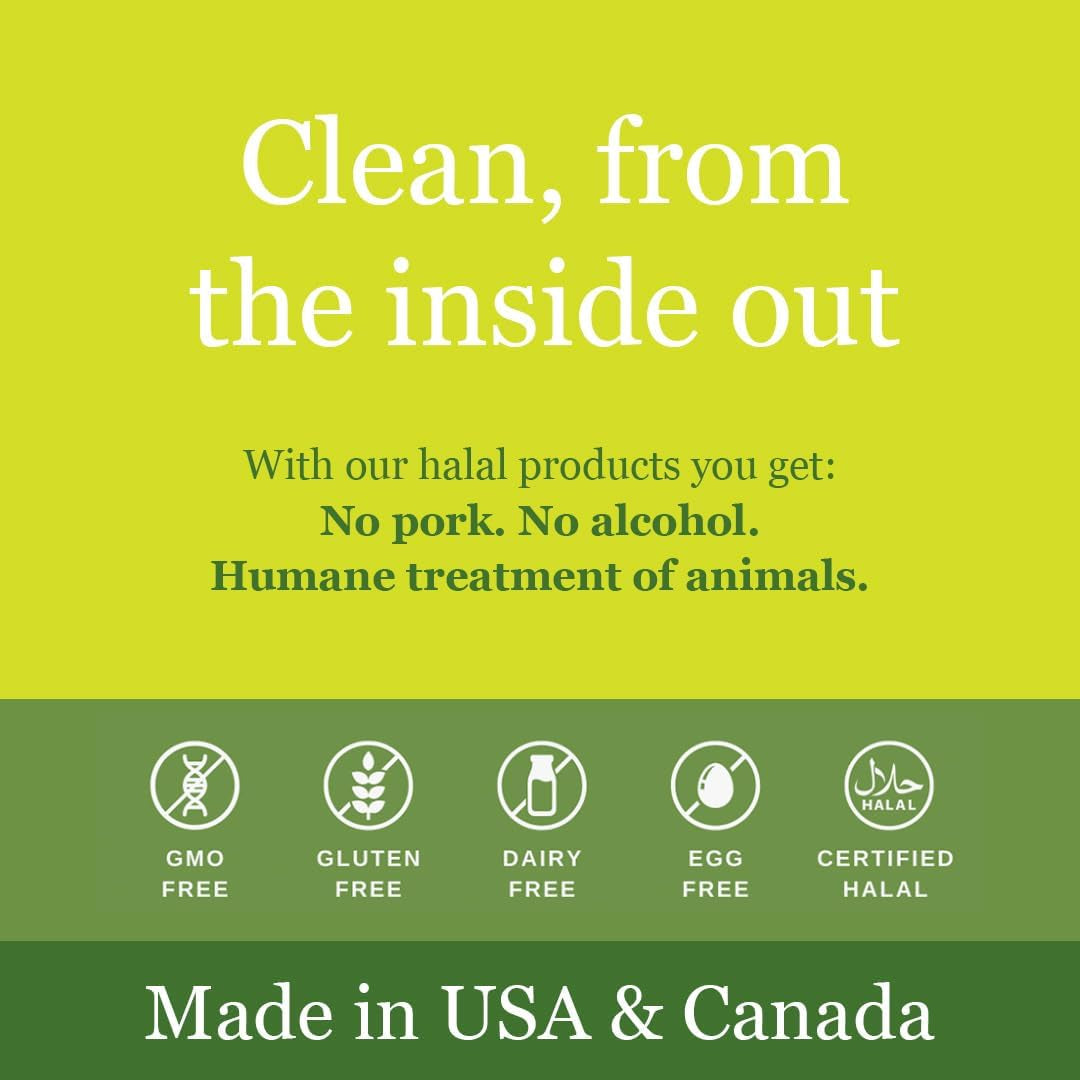 Noor Vitamins Halal Fish Oil, Ultra Omega 3 Wild Peruvian Fish Oil (800 Mg EPA & 400 Mg DHA) (120 Count)