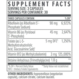 Biote Nutraceuticals - Methyl Factors+ - Circulation + Mood (90 Capsules)