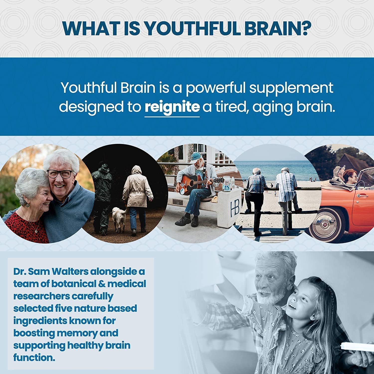 Youthful Brain | Memory & Brain Health Support Supplement - 30-Day Supply (60 Count)
