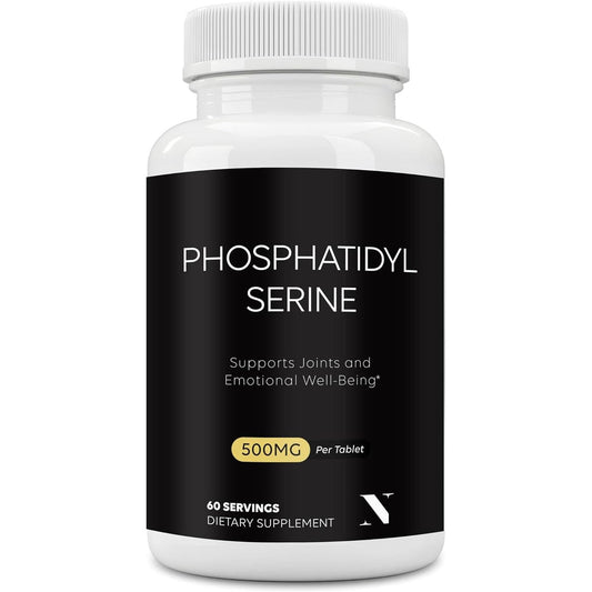 Newt Phosphatidylserine Supplement 600M - Brain Food, Neural Function and Stress Support 120 Capsules