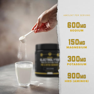 HRDWRK - Electrolytes Powder Keto Hydration Sugar Free with Magnesium, Potassium and Sodium - 100 Servings