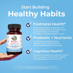 Maryruth Organics Postnatal Probiotics for Breastfeeding Women | 54 Billion CFU | Non-Gmo | Vegan | 30 Servings