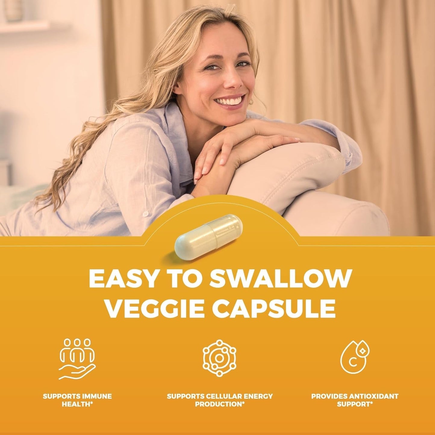 Viva Naturals Vitamin C and Zinc Supplement - Antioxidant Supplements for Immune Support for Adults (250 Capsules)