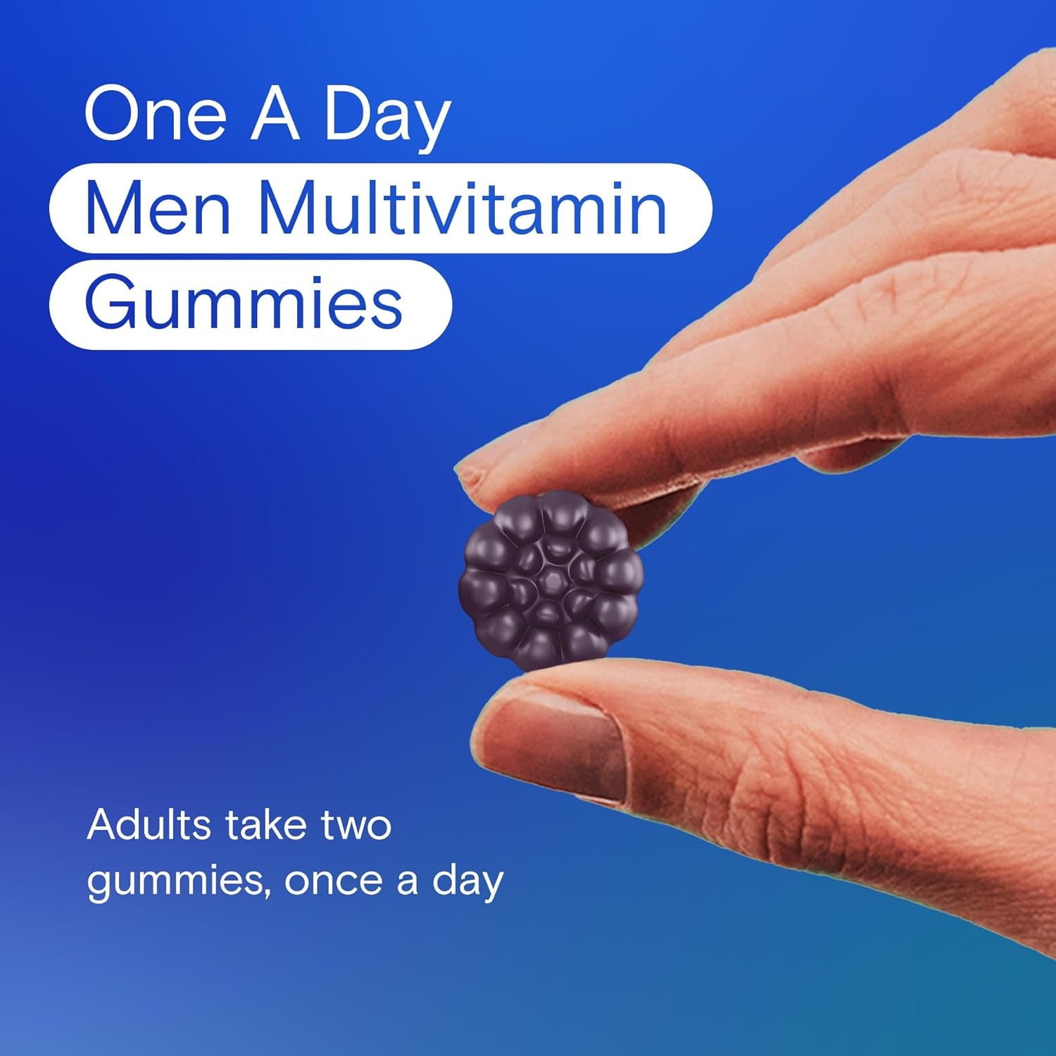 One a Day Men'S Multivitamin Gummies - Daily Gummy Vitamins for Men with Vitamin A, C, D, Zinc for Immune and Bone Health, Biotin for Energy Metabolism, Vitamin E, Selenium Antioxidants, 130 Gummies