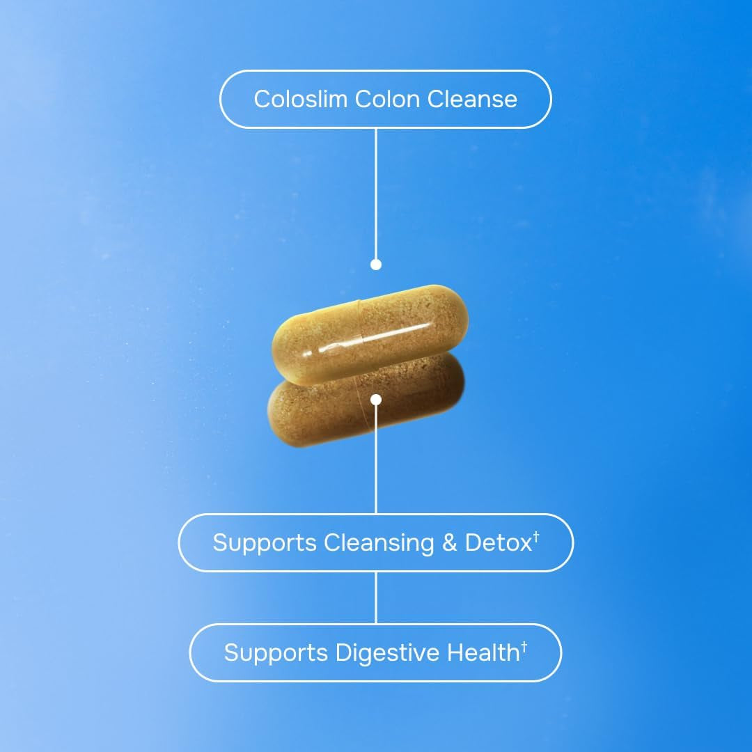 Coloslim - Gentle Colon Cleanse for Digestive Health & Gut Flora