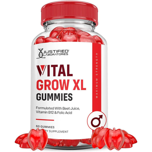 Vital Grow XL Performance Gummies 1000MG 60 Gummys