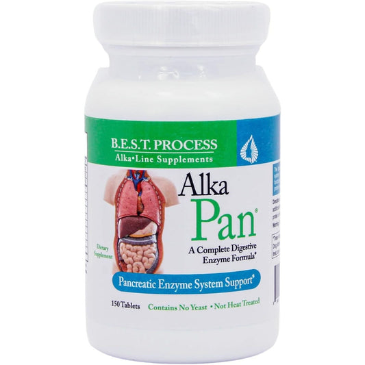 Alka•Pan Best Process Alkaline — Pancreatic Enzymes with Antioxidant-Rich Superfoods & Digestive Herbs