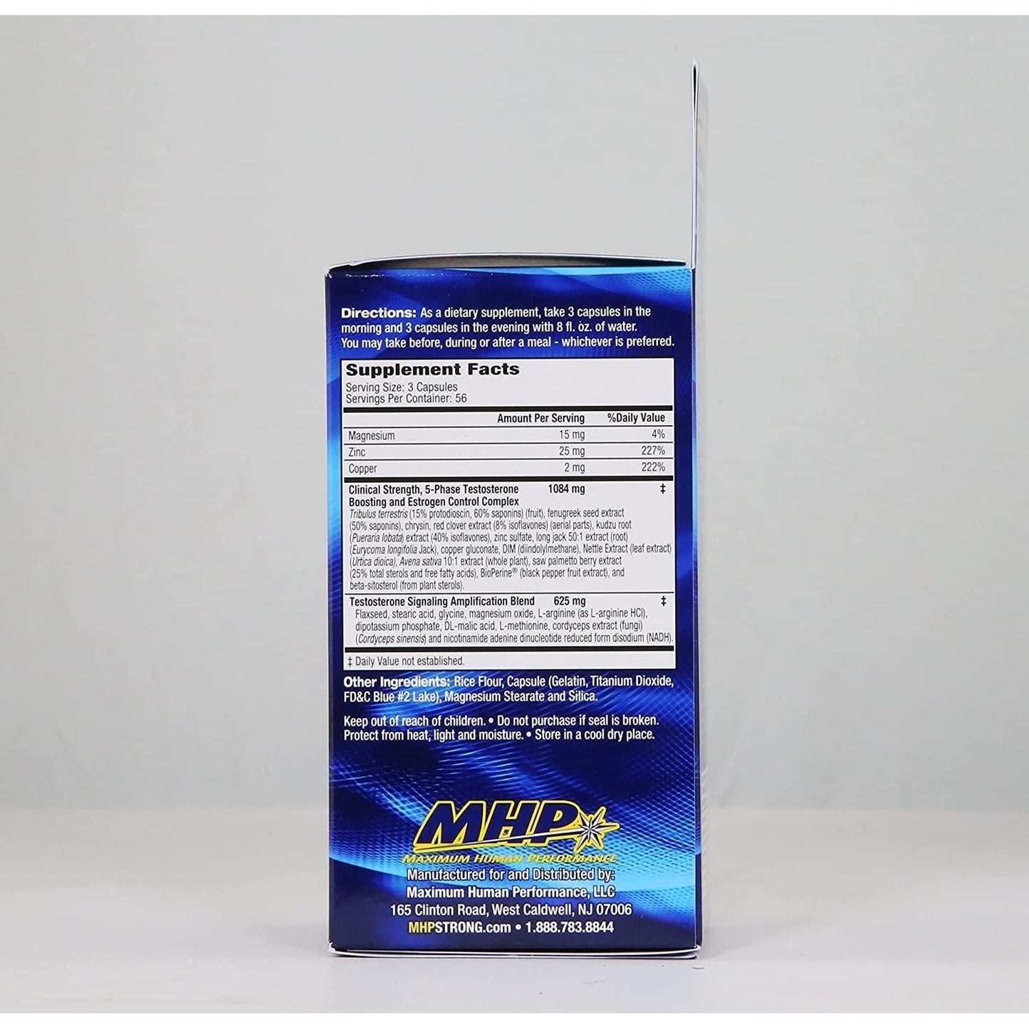 MHP T-Bomb 3Xtreme Testosterone Booster for Men, Increase Libido, 168 Count