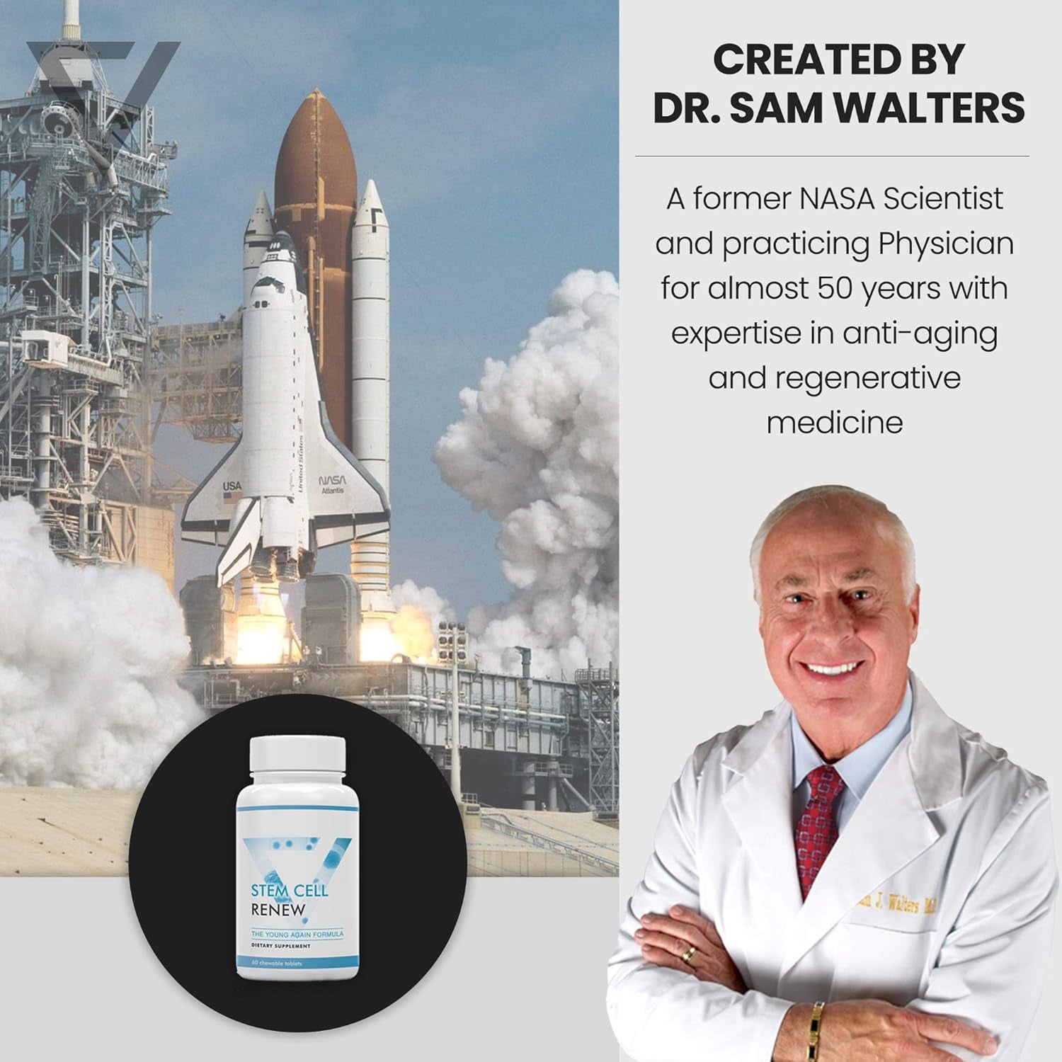Stem Cell Renew | Boost Your Natural Supply of Stem Cells (60 Count)