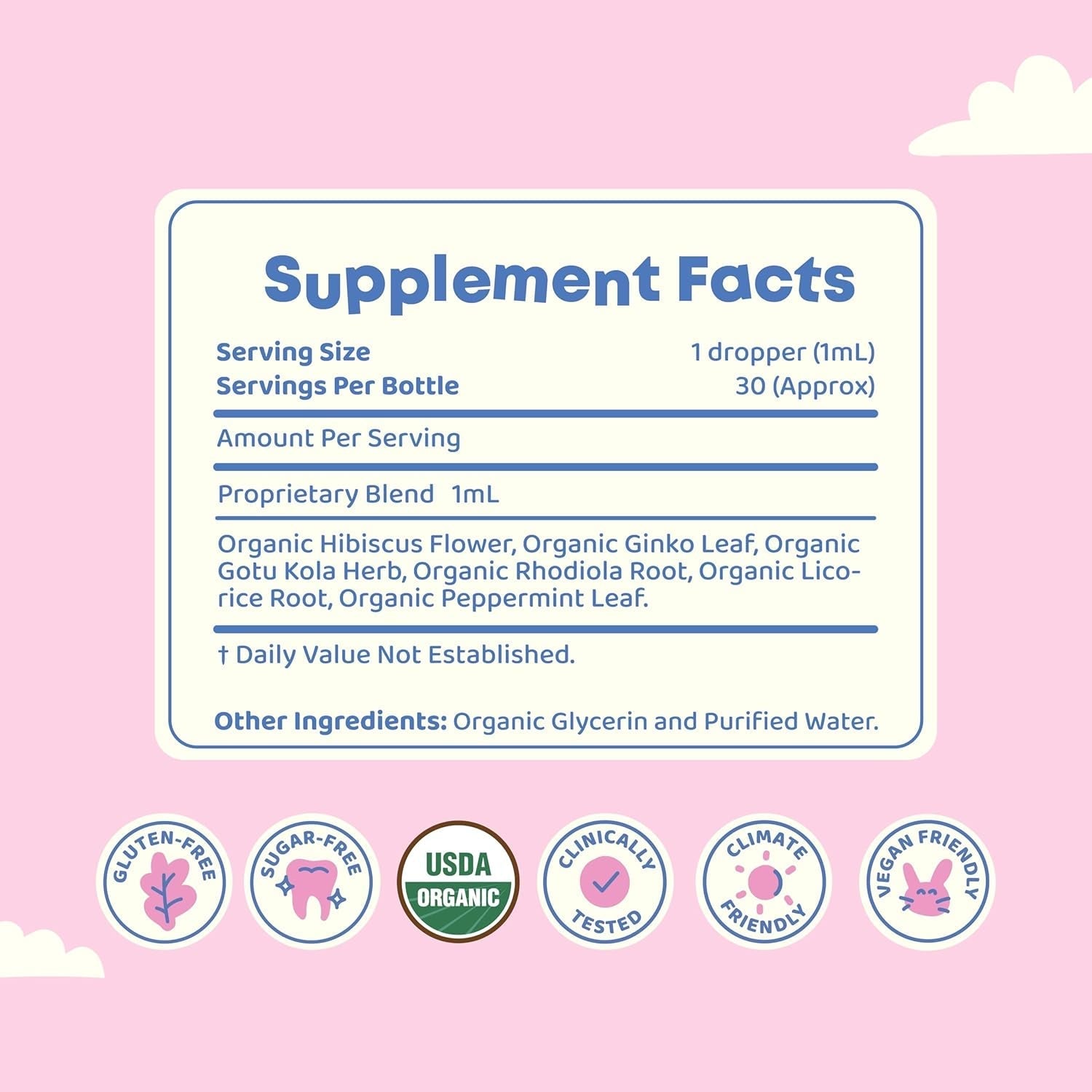 Joyspring Genius Drops - Clinically Proven Focus Supplement Helps Kids Perform Better in School  (4 Fl Oz) 120 Servings