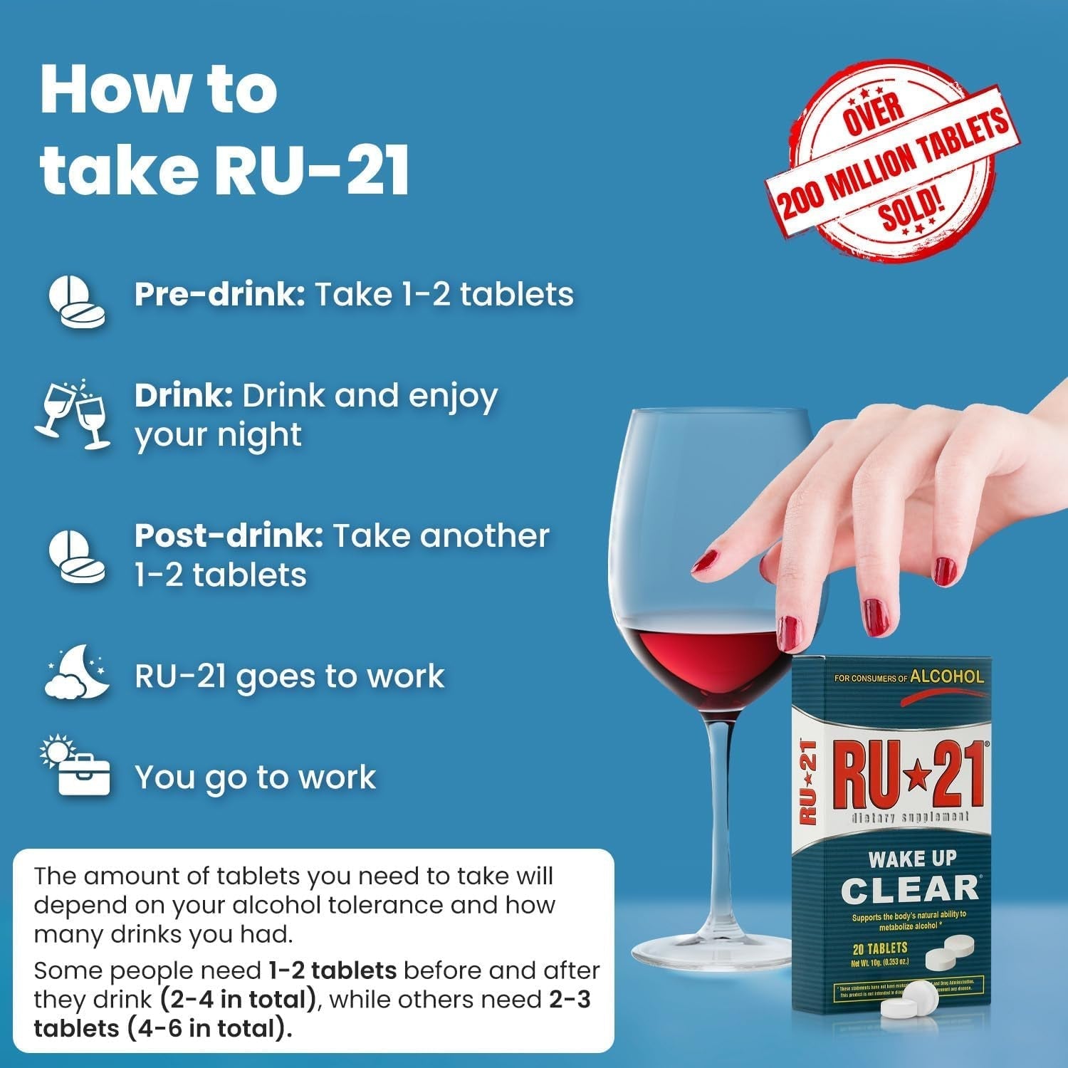 The Supplement for When You Want to Drink & Go to Work the Next Morning | Feel Better after Celebrating & Support Your Liver (10 Servings)
