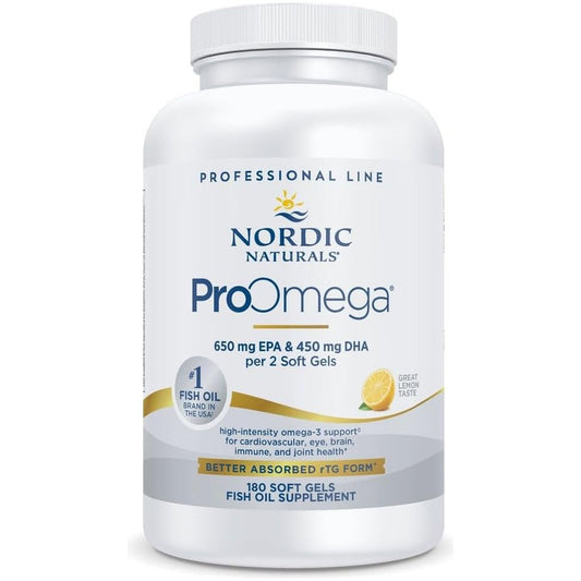 Nordic Naturals Proomega 1280 Mg Omega-3 - Promotes Brain, Eye, Heart, & Immune Health - 90 Servings - Lemon Flavor
