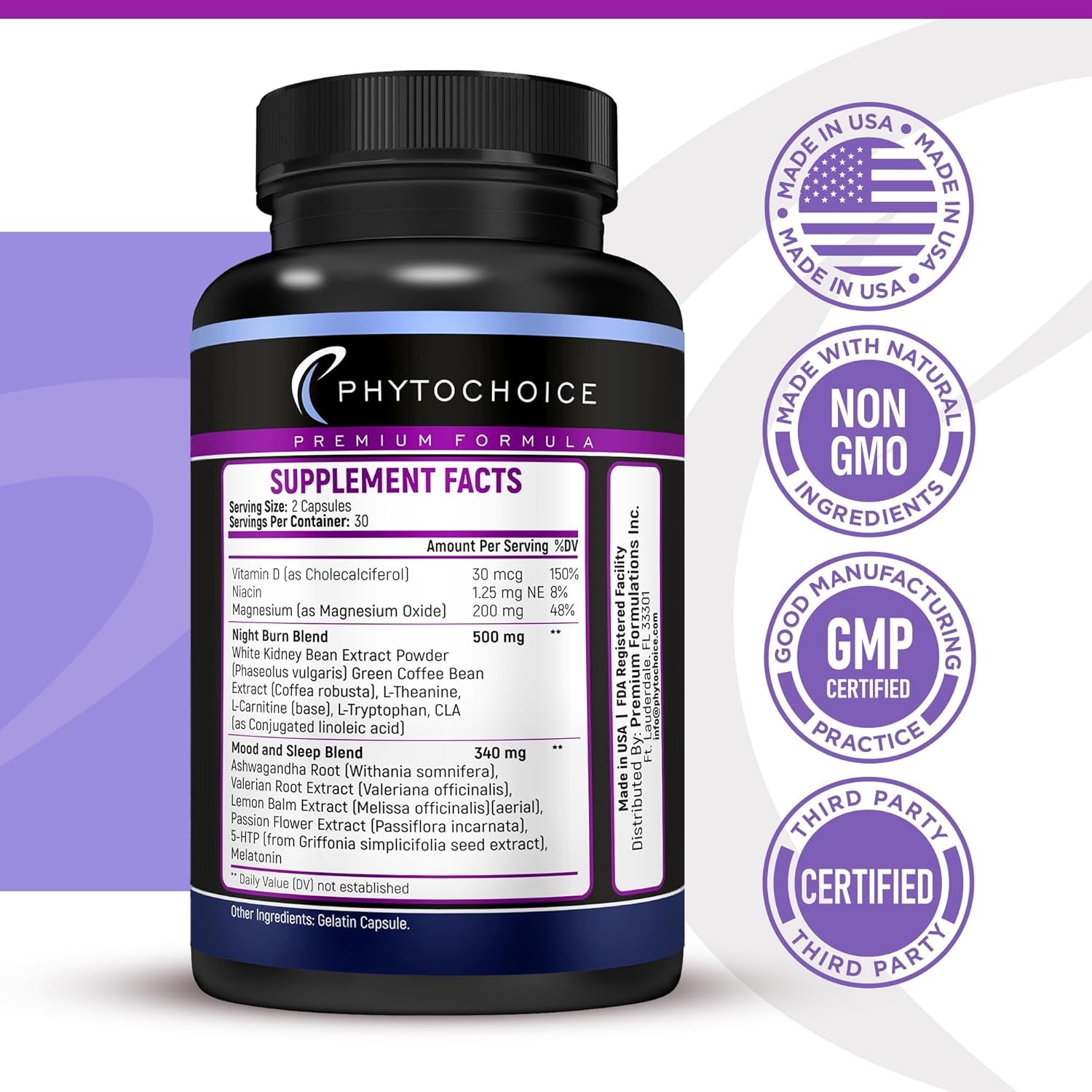 Night Time Weight Loss Pills -Carb Blocker Appetite Suppressant