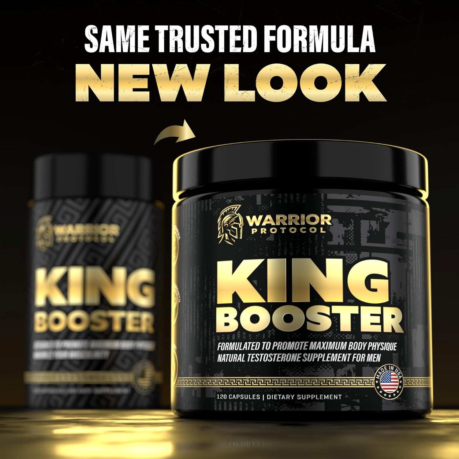 Testosterone Support for Men - Male Enhancing Supplements & Vitality Pills W/ Turkesterone, Tongkat Ali & Fadogia Agrestis 