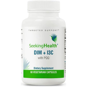 Seeking Health DIM + I3C, 400 Mg, Supports Healthy Hormone Metabolism and Estrogen Balance for Women (60 Capsules)