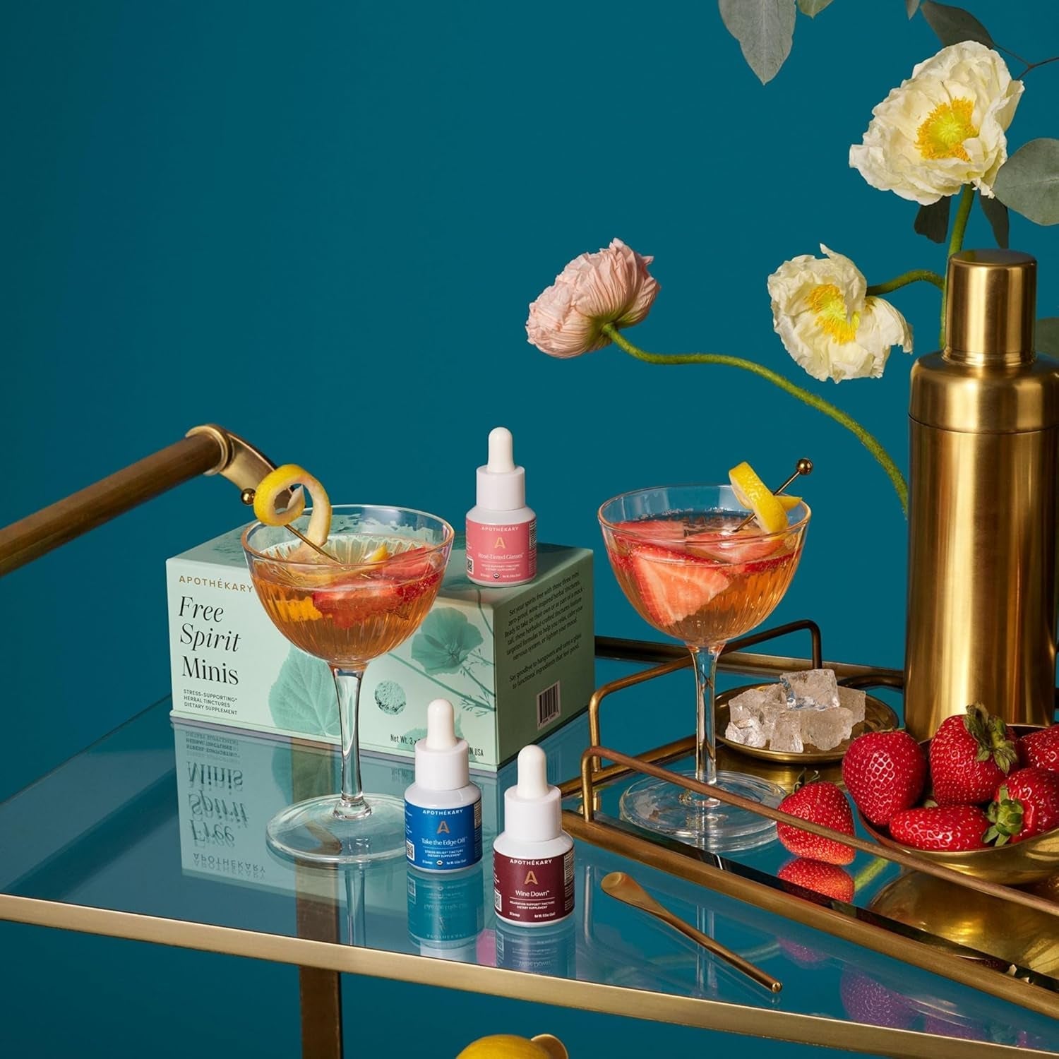 Apothékary Free Spirit Minis Set 3 Bottles,15 Servings per Bottle