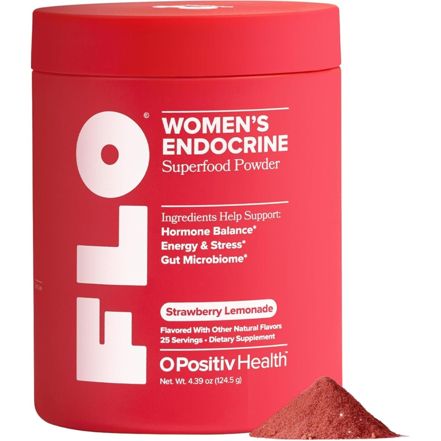 FLO Women’S Endocrine Superfood Powder – Supports Healthy Cortisol Levels, Hormonal Balance –  25 Servings