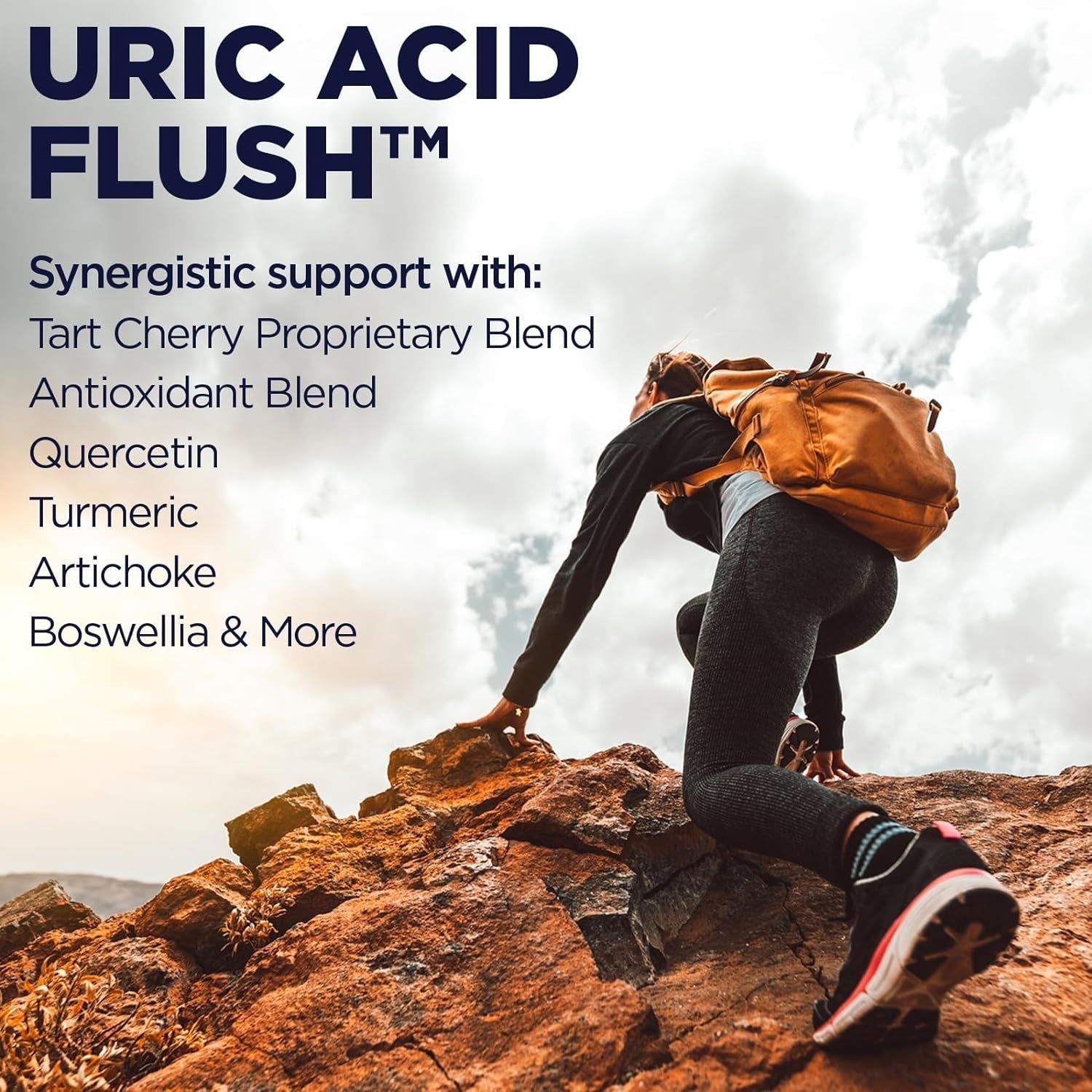 KAL Uric Acid Flush, Joint Health Supplement with Tart Cherry Extract, Celery Seed and Turmeric Extract 30 Servings