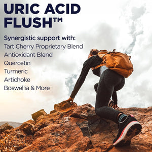 KAL Uric Acid Flush, Joint Health Supplement with Tart Cherry Extract, Celery Seed and Turmeric Extract 30 Servings