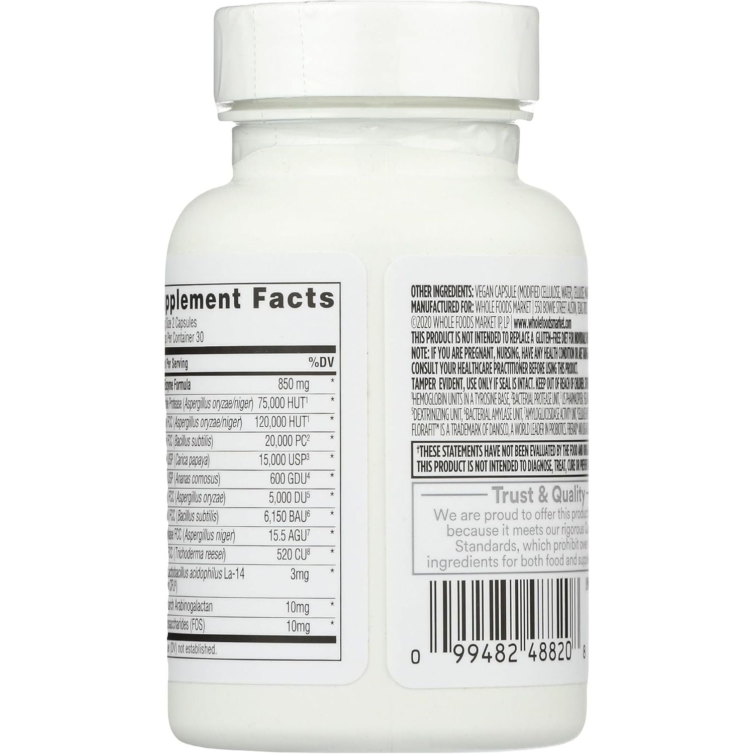 365 by Whole Foods Market, Enzymes Gluten Digestive, 60 Count