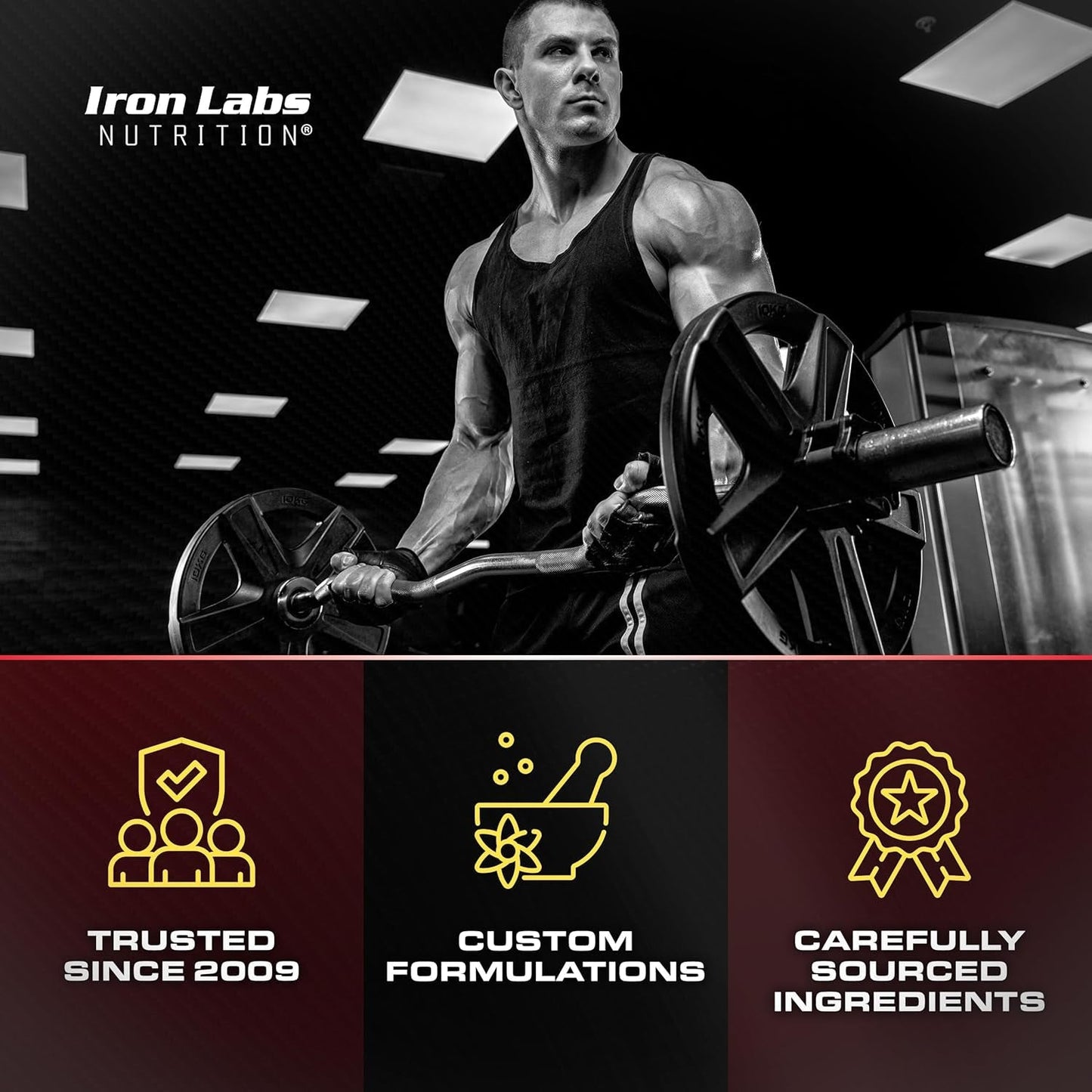 Iron Labs Nutrition Testo Gummies for Men (60 Gummies) - Mixed Berry Flavor