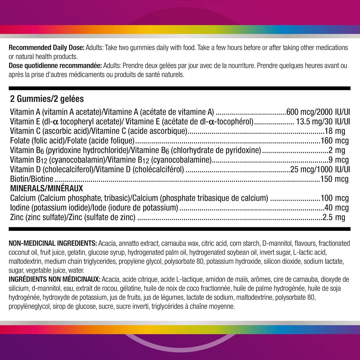 Centrum Women Multigummies, Multivitamins/Minerals Gummies, Cherry, Berry, and Orange Flavours, 130 Gummies (Packaging May Vary)