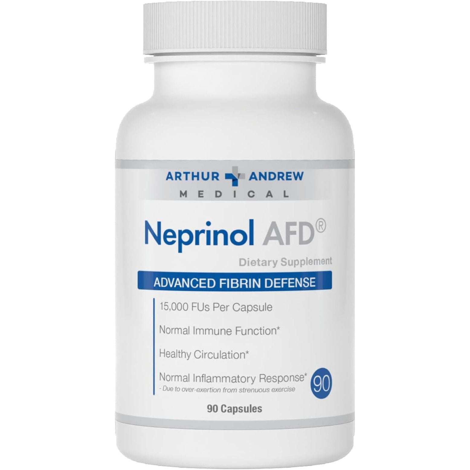 Arthur Andrew Medical, Neprinol AFD, Multi Enzyme Blend with Serrapeptase & Nattokinase, 90 Count