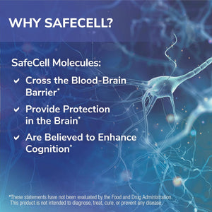 Safecell S-Acetyl Glutathione Supplement for Neuro Health Support, 300Mg, 60 Vegetarian Capsules