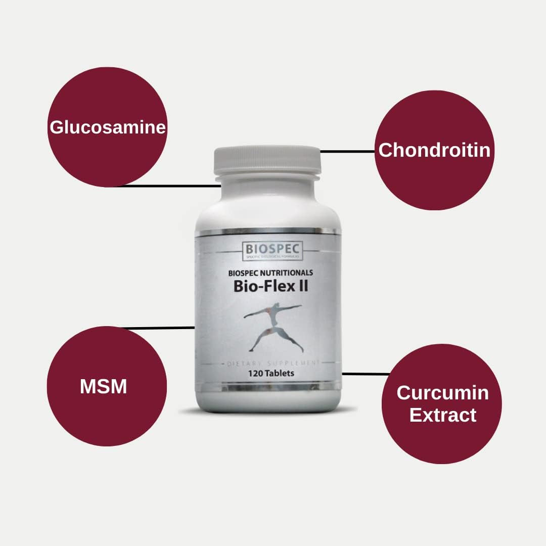 Bio-Flex II- Advanced Joint Support Supplement with Chondroitin and Glucosamine (120 Count)