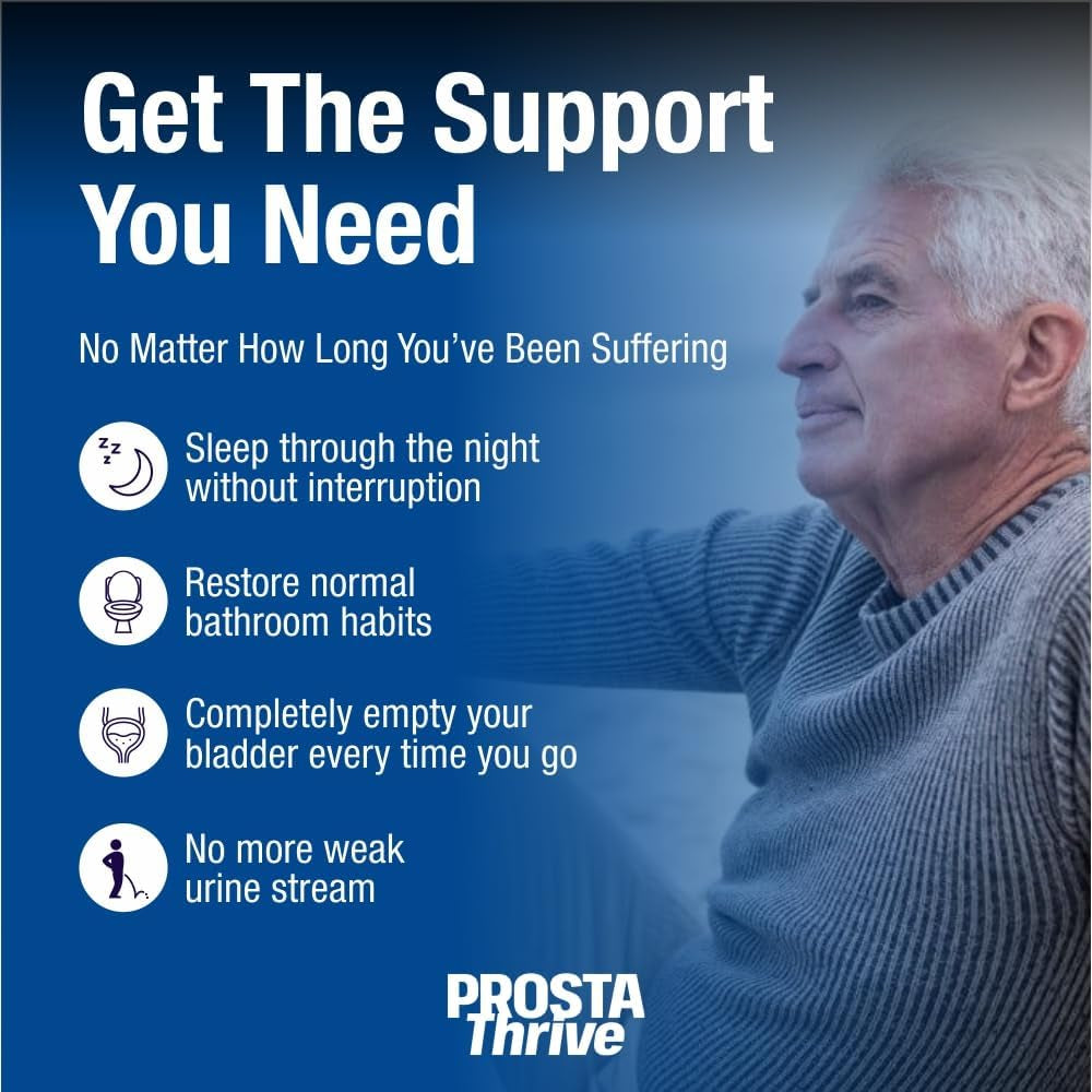 Experience Restful Nights, Boosted Energy in the Morning, Healthy Bathroom Habits, and a Robust Urine Stream - 90 Capsules