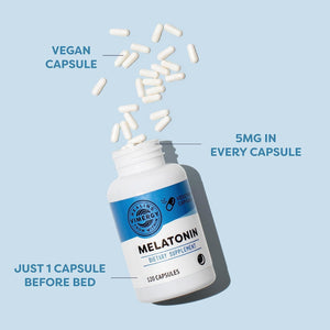 Vimergy Melatonin – Natural Sleep Aid (120 Counts)
