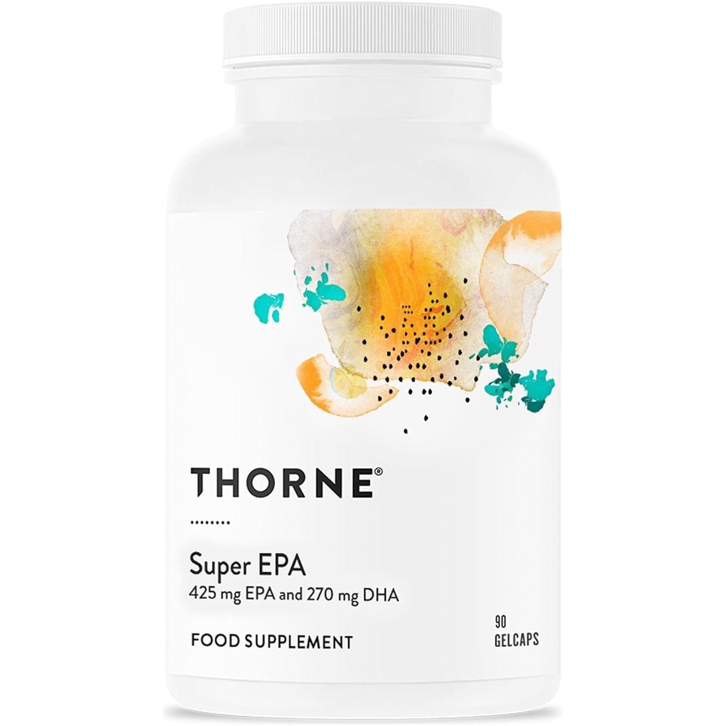 THORNE Super EPA - Omega-3 Fatty Acids EPA 425Mg & DHA 270Mg Supplement 90 Gelcaps