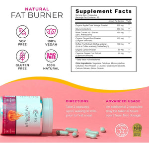 One Sol Fat Burner for Women, Natural Metabolism Booster, Burn More Calories, Boost Energy & Mood