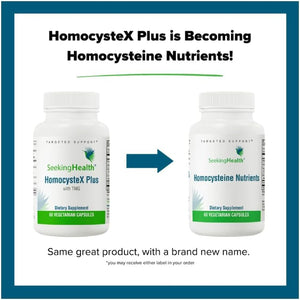 Seeking Health Homocysteine Nutrients, Support Homocysteine Level and Methylation (60 Capsules)