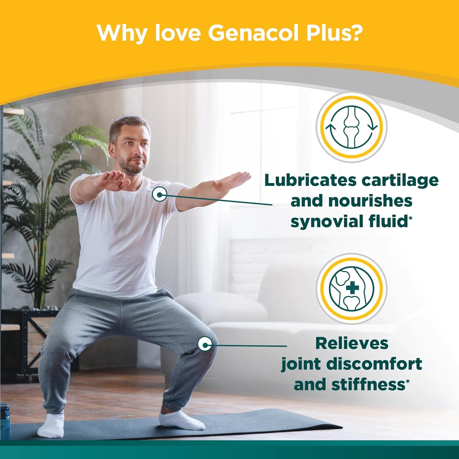 Genacol Glucosamine and Collagen Joint Supplement 270 Capsules