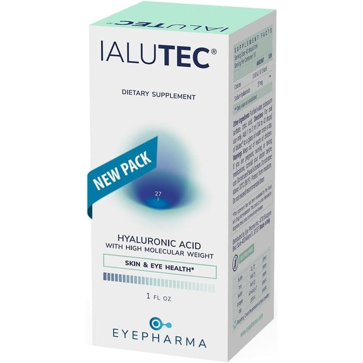 100% Pure Hyaluronic Acid Oral Supplement - High Molecular Weight. - Joint Support - Advanced Formula - 1 Oz - Suppviv