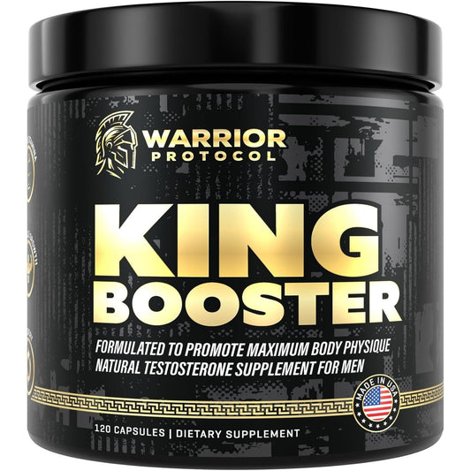 Testosterone Support for Men - Male Enhancing Supplements & Vitality Pills W/ Turkesterone, Tongkat Ali & Fadogia Agrestis 